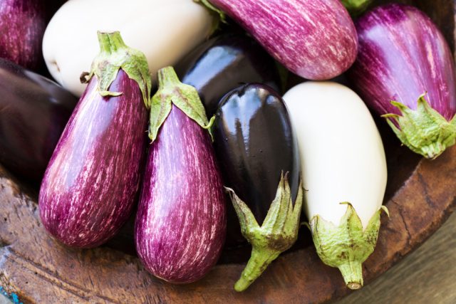 Auberginepalet – om smagen af ​​auberginer i forskellige farver