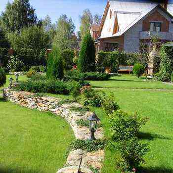 Regular garden style in landscaping