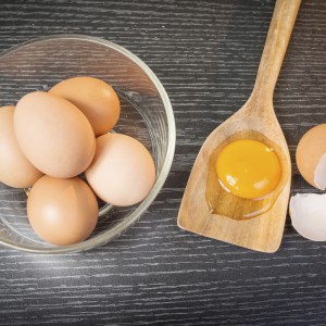 The use of eggs in cooking