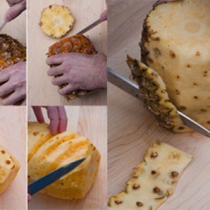 How to peel a pineapple