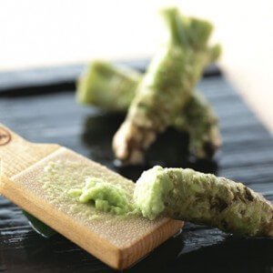 The use of wasabi in cooking