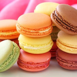French macaroon pastries