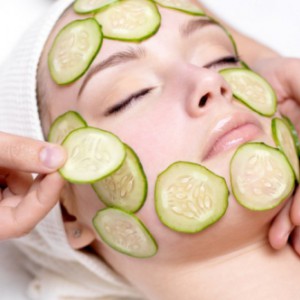 The use of cucumber in cosmetology