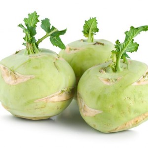 Kohlrabi cabbage is a highly nutritious product
