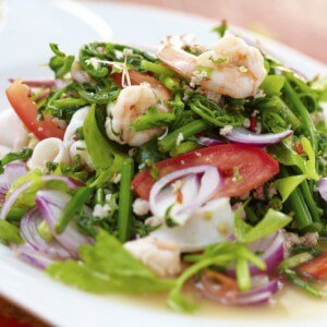 Salad with sea kale