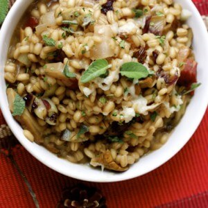 Risotto with barley