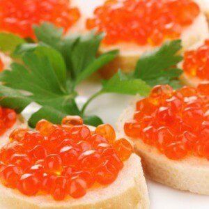 The benefits of a caviar sandwich