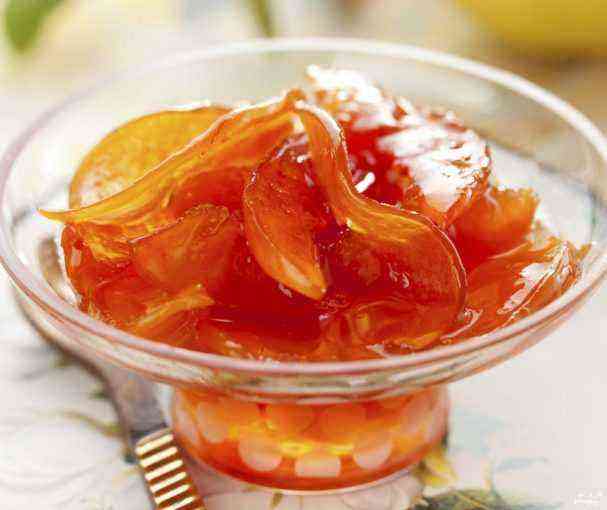 Homemade orange peel jam