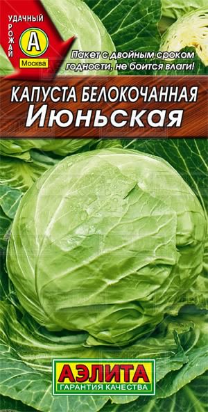 Seeds of cabbage variety June of the company "Aelita"