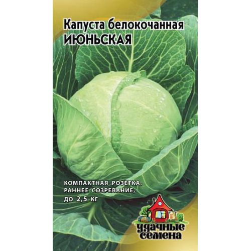 Seeds of cabbage variety June of the company "Gavrish"