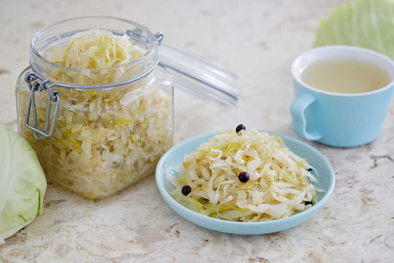 Cabbage brine helps restore salt balance