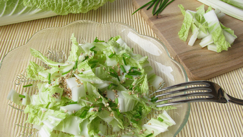 Diet Peking Cabbage Salad