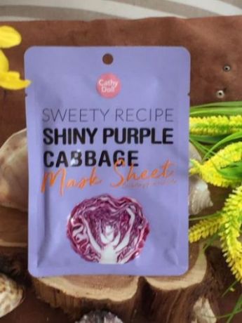 Anti-aging red cabbage sheet mask