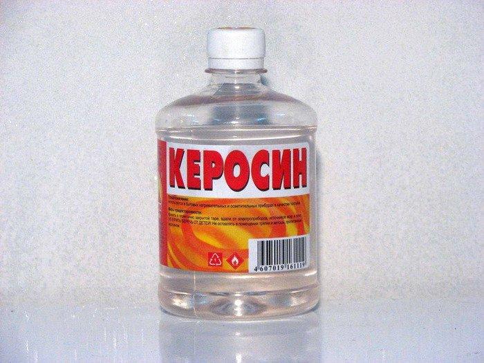 Kerosene in a bottle
