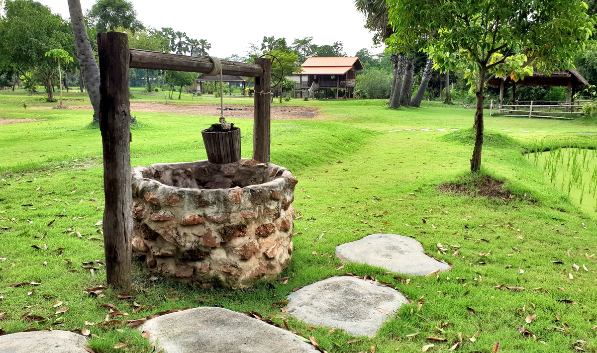 Groundwater well or caipira in rural property