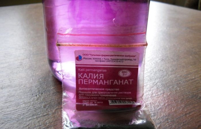potasyum permanganat