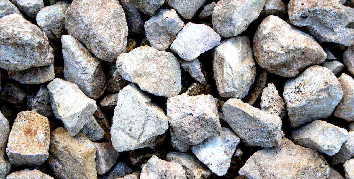 Limestone deposit as raw material