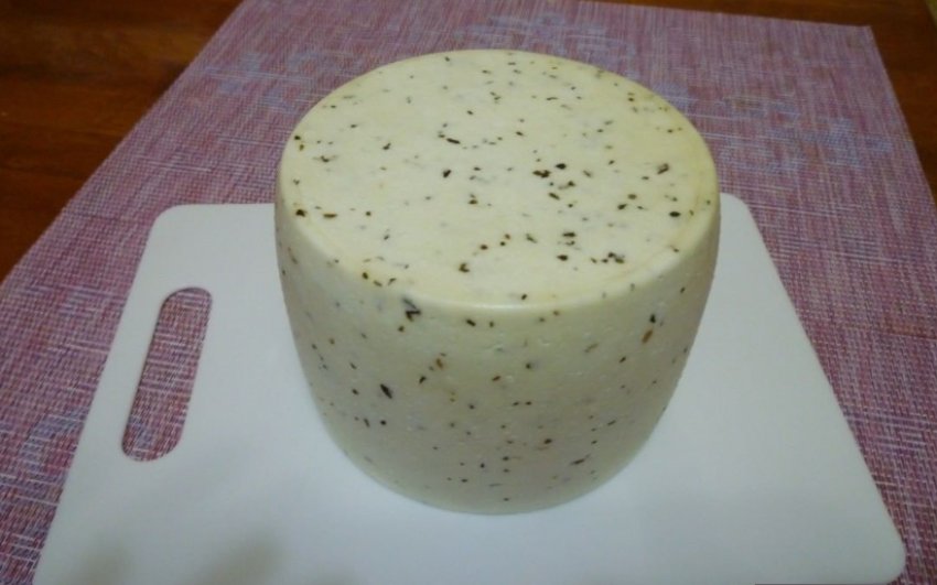Sheep cheese with herbs