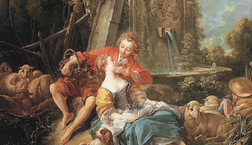 Painting by François Boucher