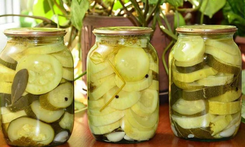 Triple Filled Pickled Zucchini Recipe