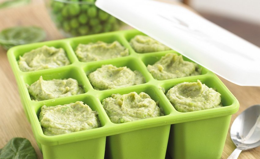 Freezing zucchini for baby food