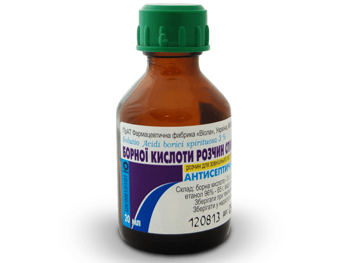 Boric acid solution
