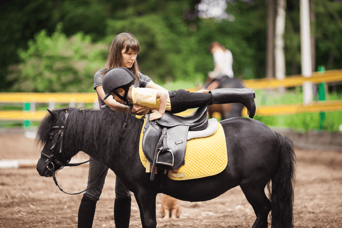 How to train a horse to ride?