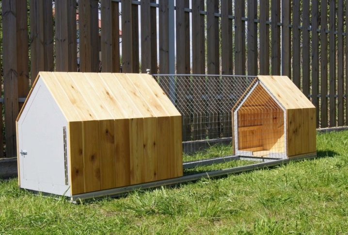 Summer chicken coop: drawings and construction process