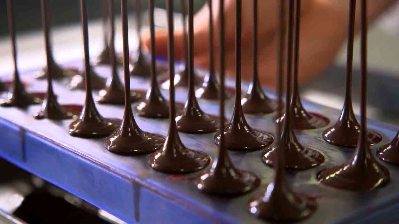 Chocolate making - Modern food technology - Amazing factory chocolate production line  Agriculture